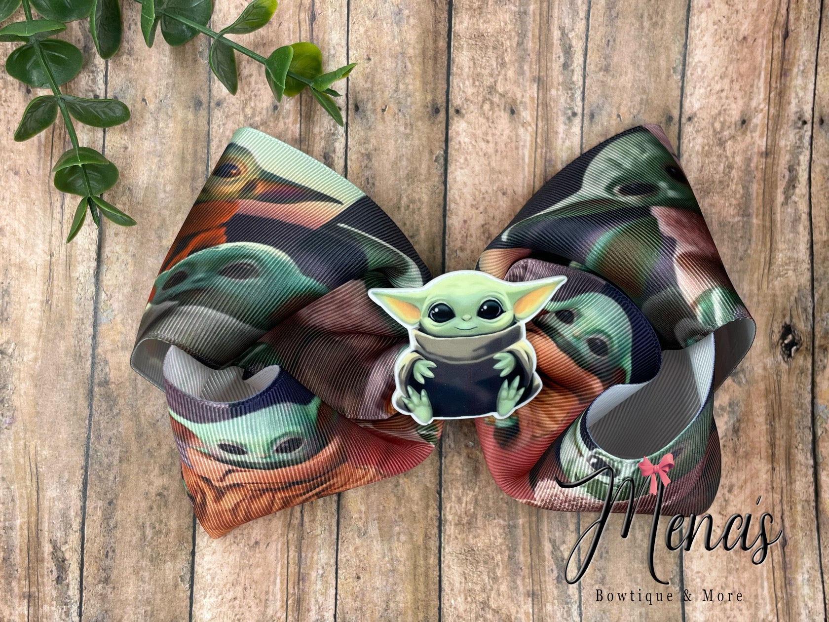 Green Baby Inspired Boutique Bow