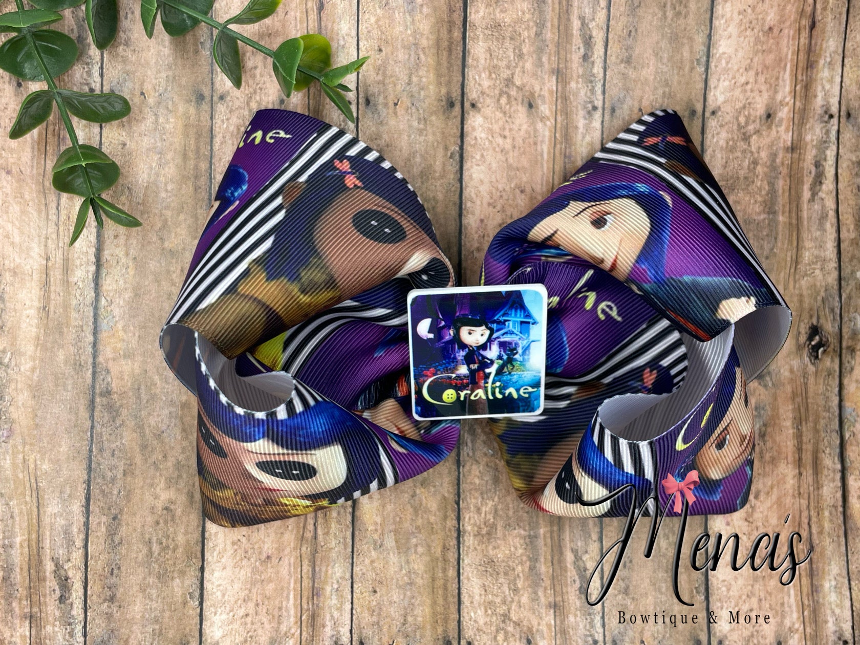 Halloween girl (Purple) Inspired Boutique Bow