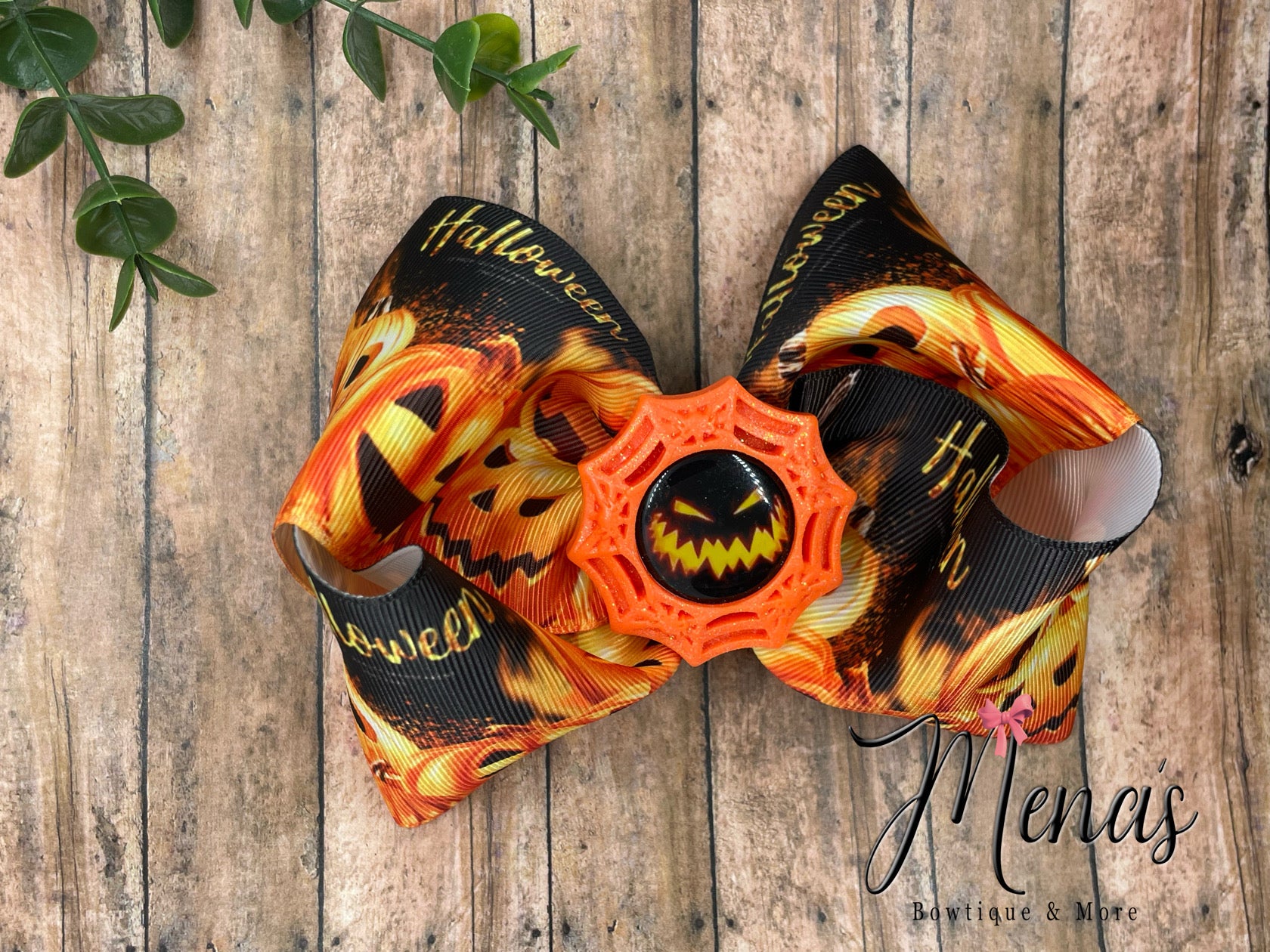 Halloween Pumpkins Boutique Bow