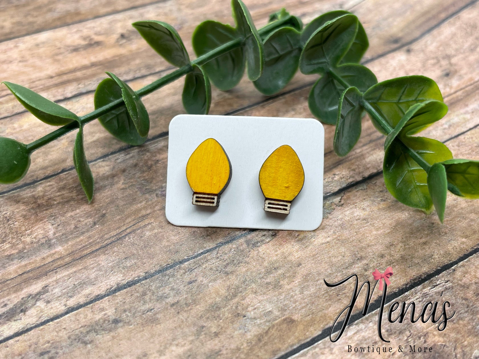 Christmas Light Earring Studs