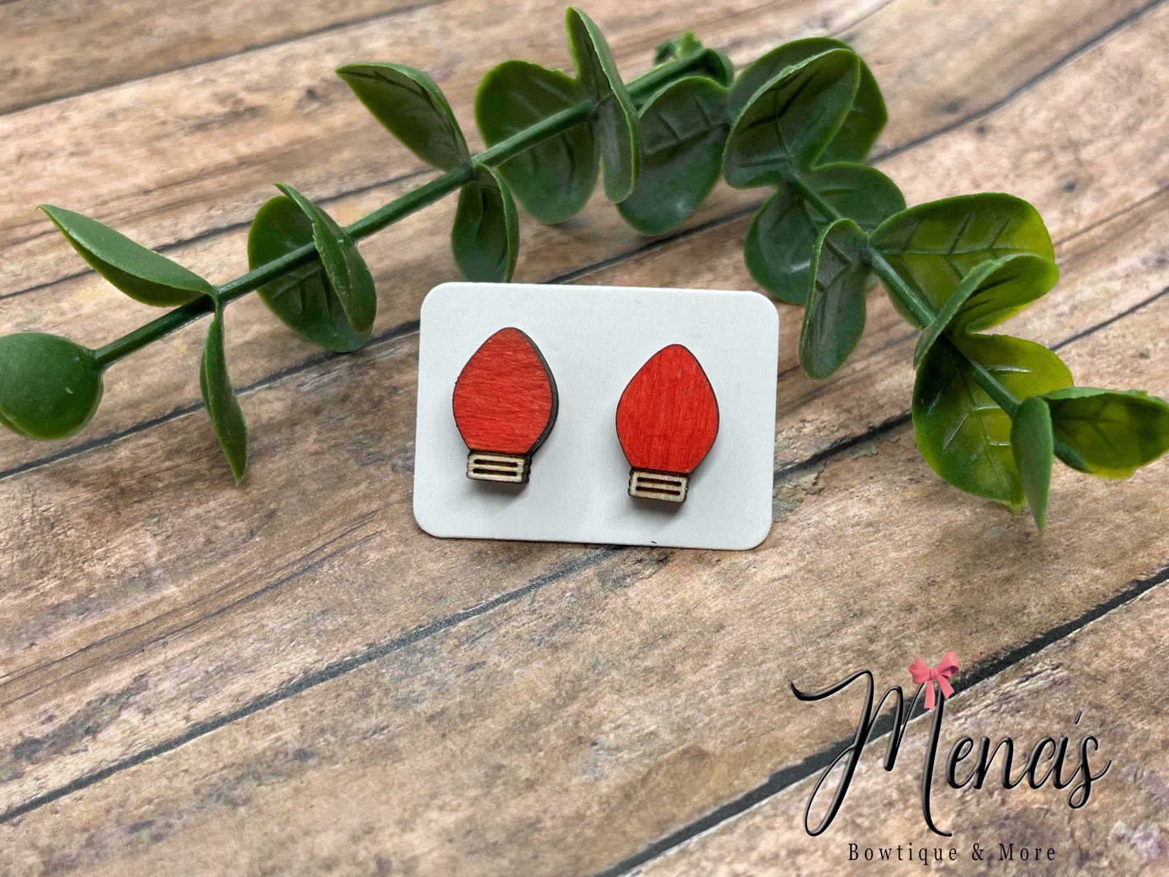 Christmas Light Earring Studs