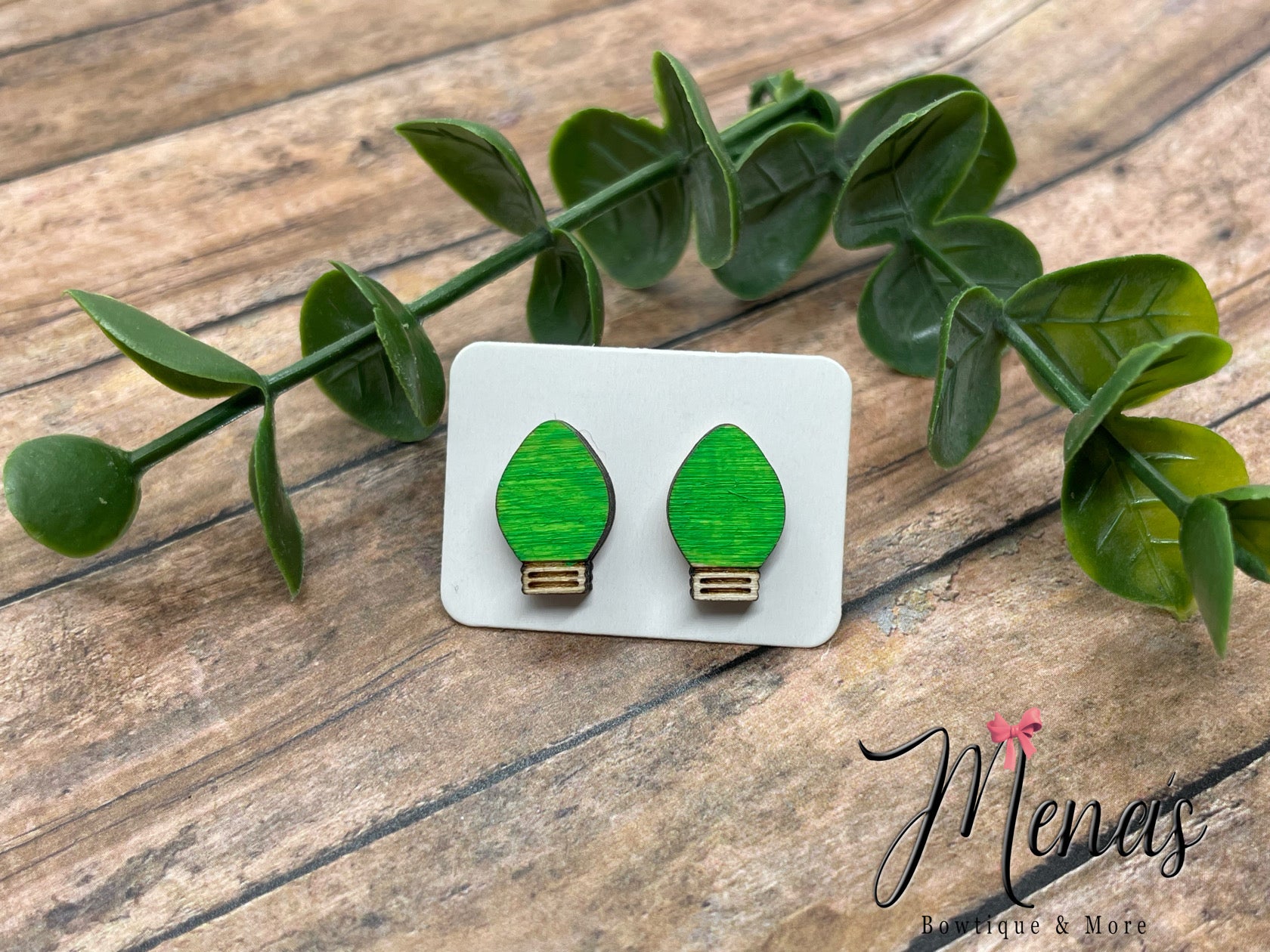 Christmas Light Earring Studs
