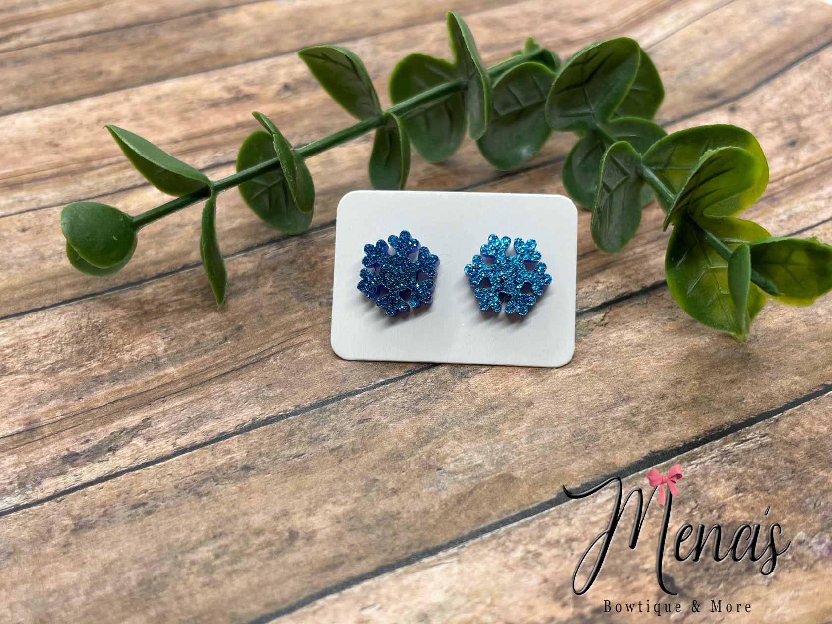Snowflake Earring Studs