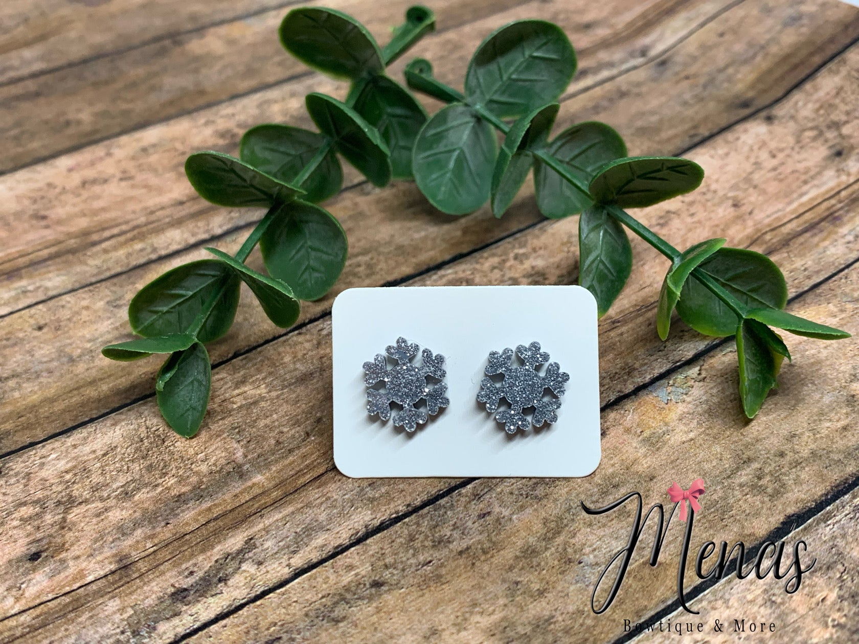 Snowflake Earring Studs