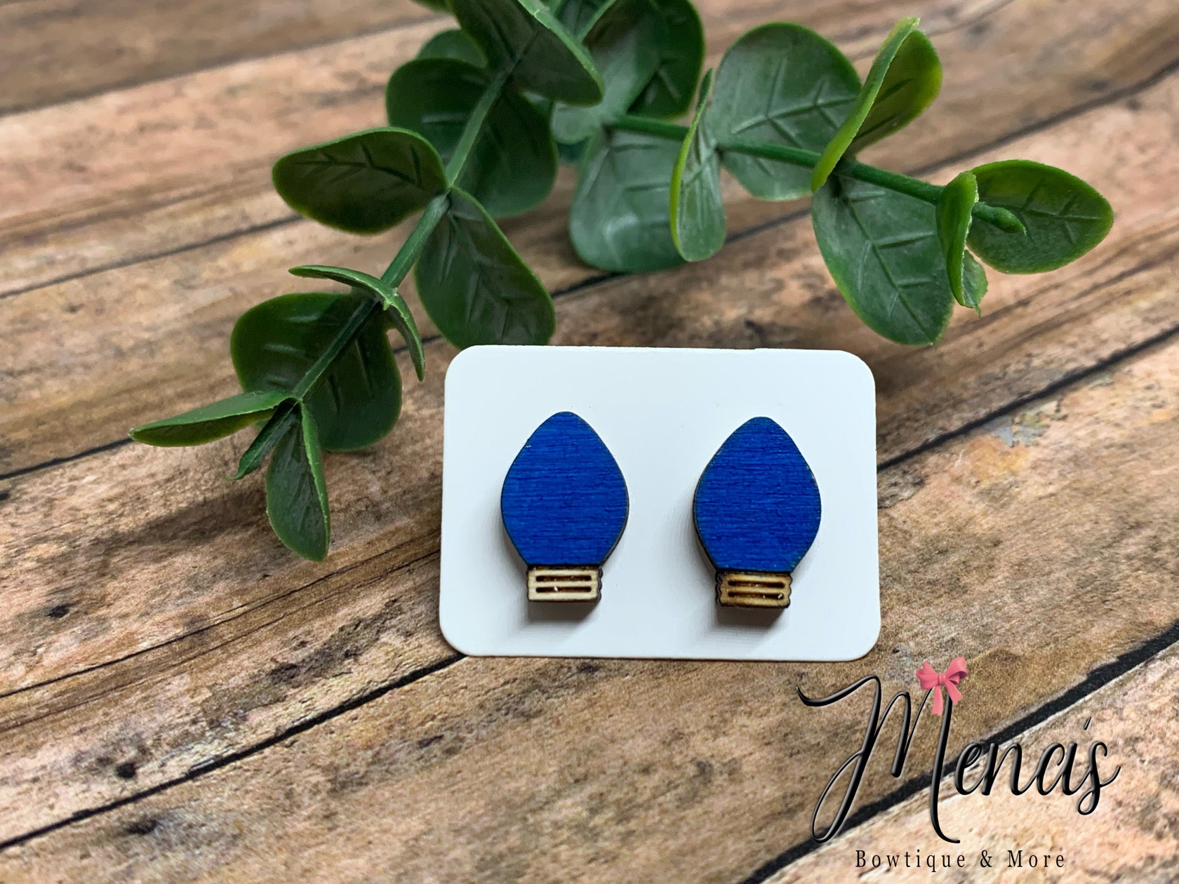 Christmas Light Earring Studs