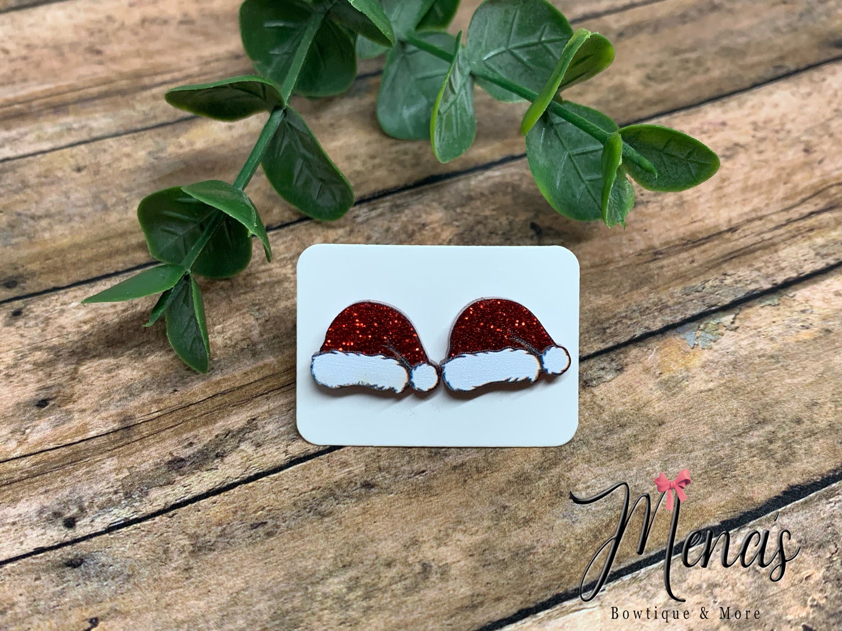 Santa hat Earring Studs
