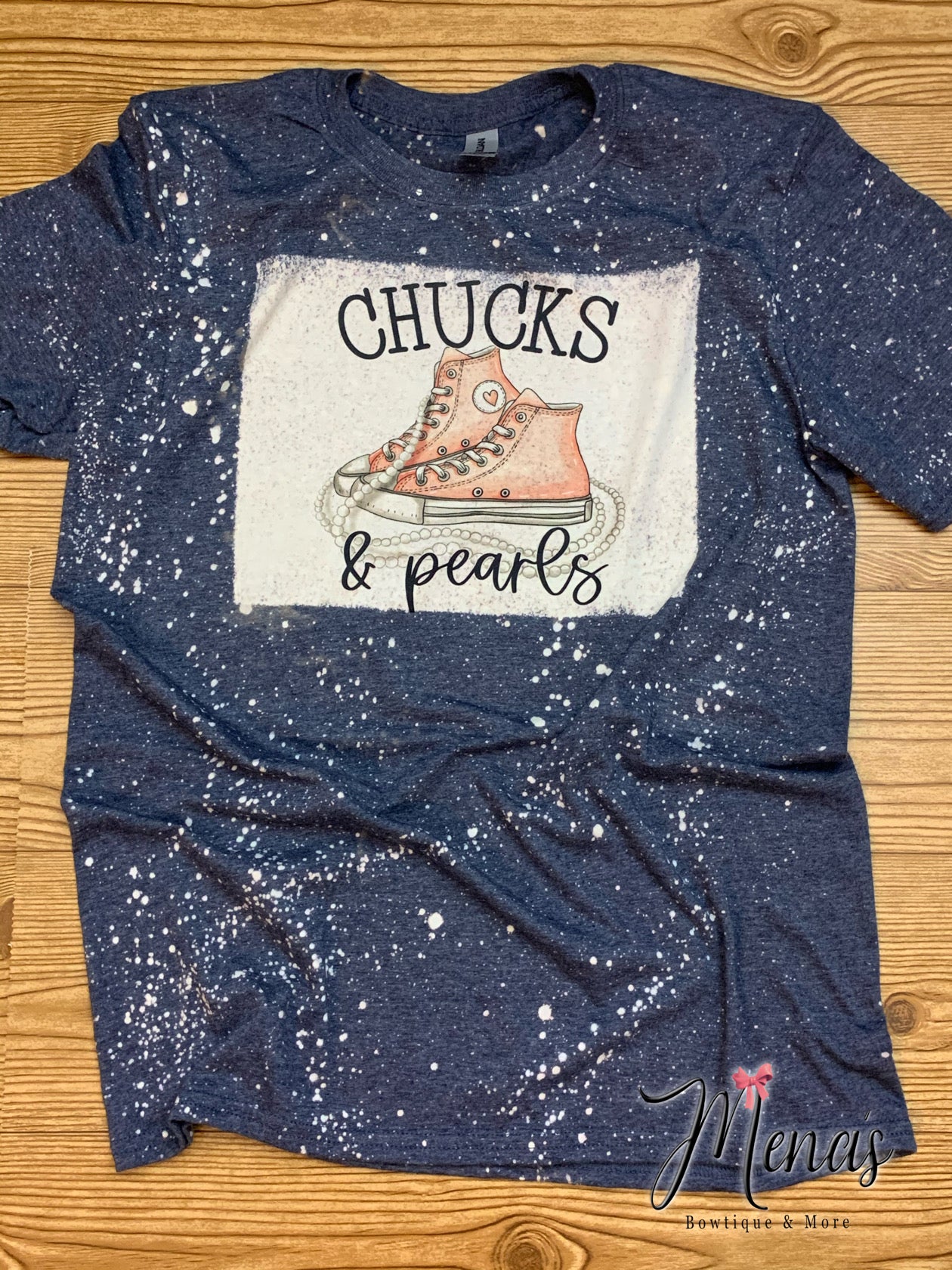 Adult Bleached Splatter Short Sleeve Shirts
