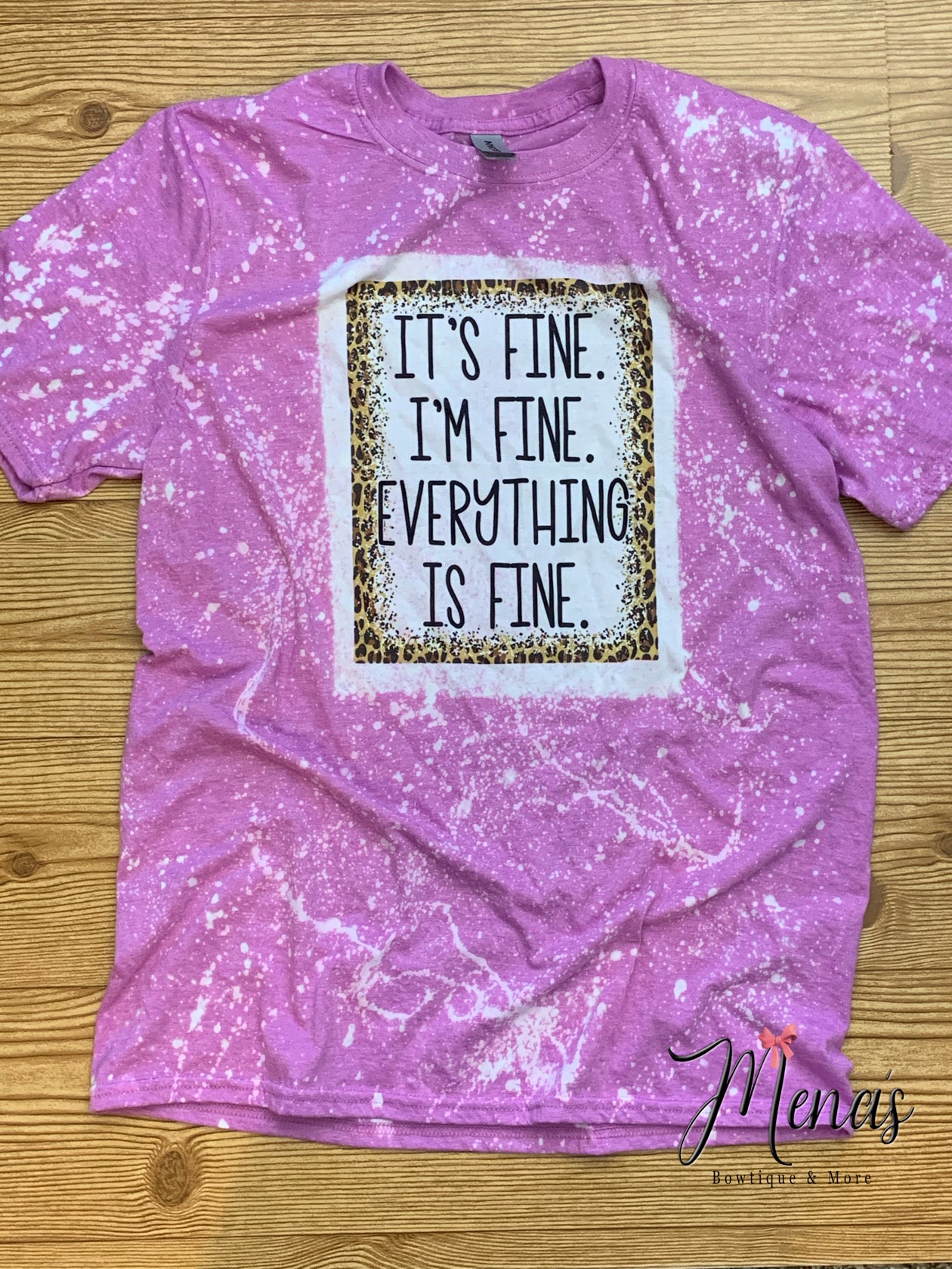 Adult Bleached Splatter Short Sleeve Shirts