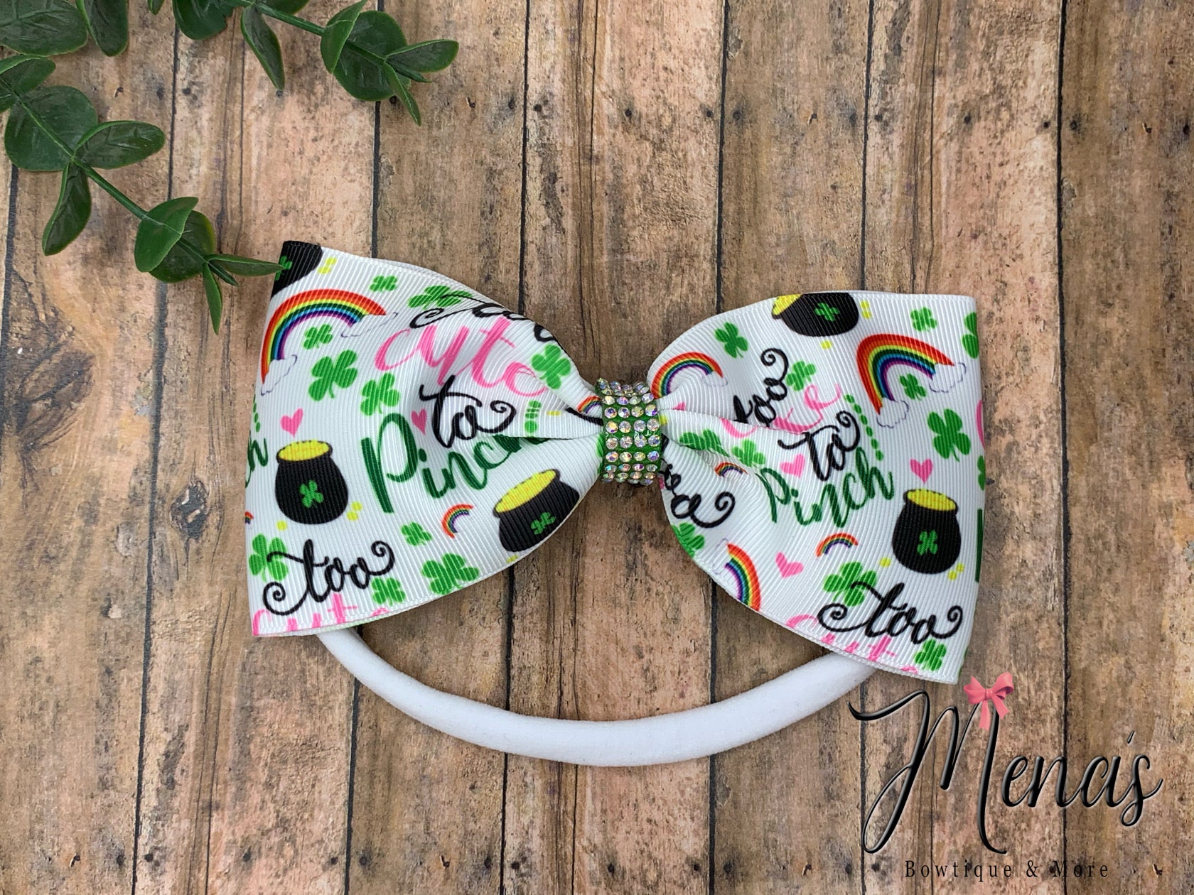 Too cute to pinch Nylon Headband