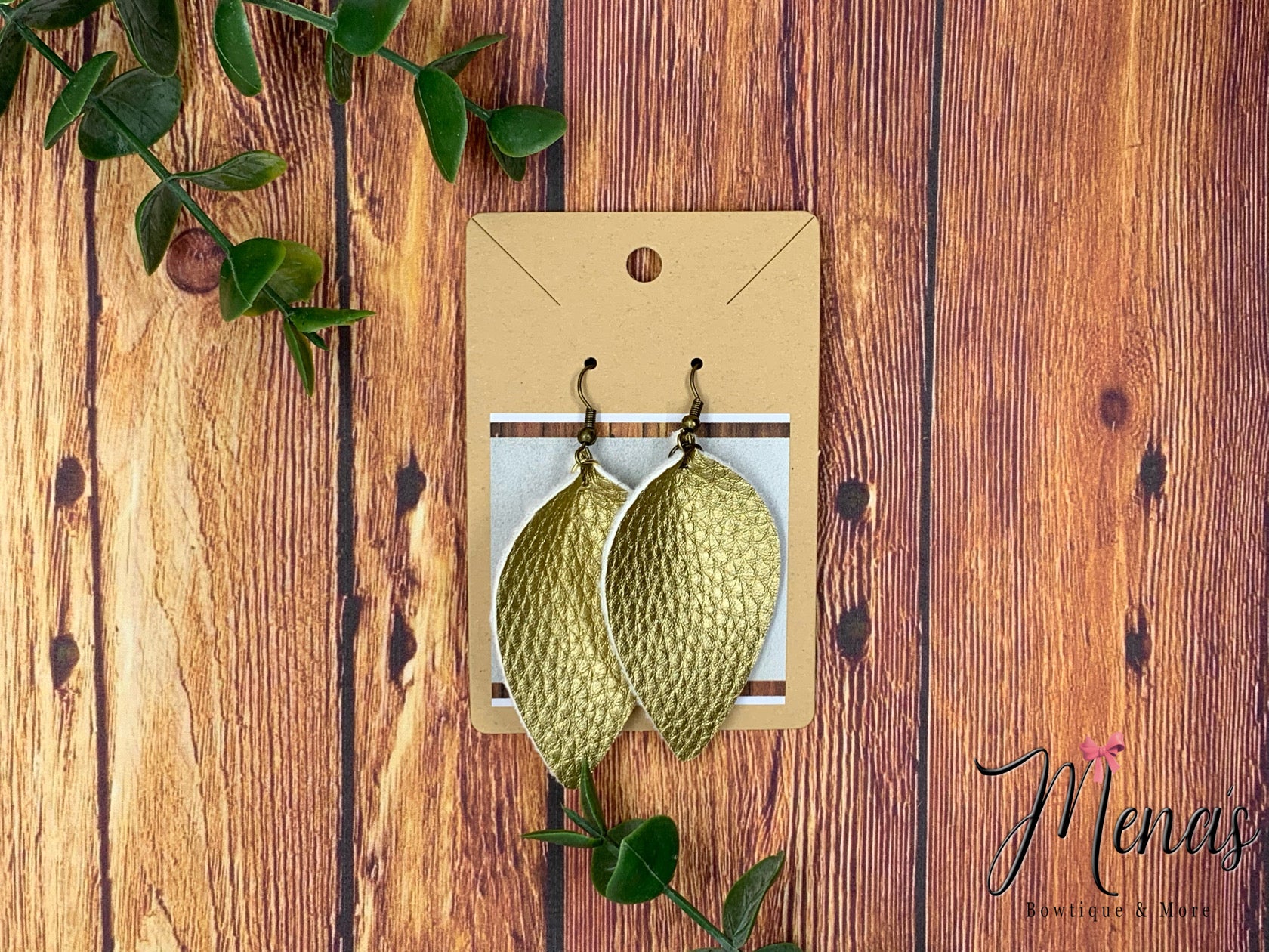 Gold Teardrop Earrings