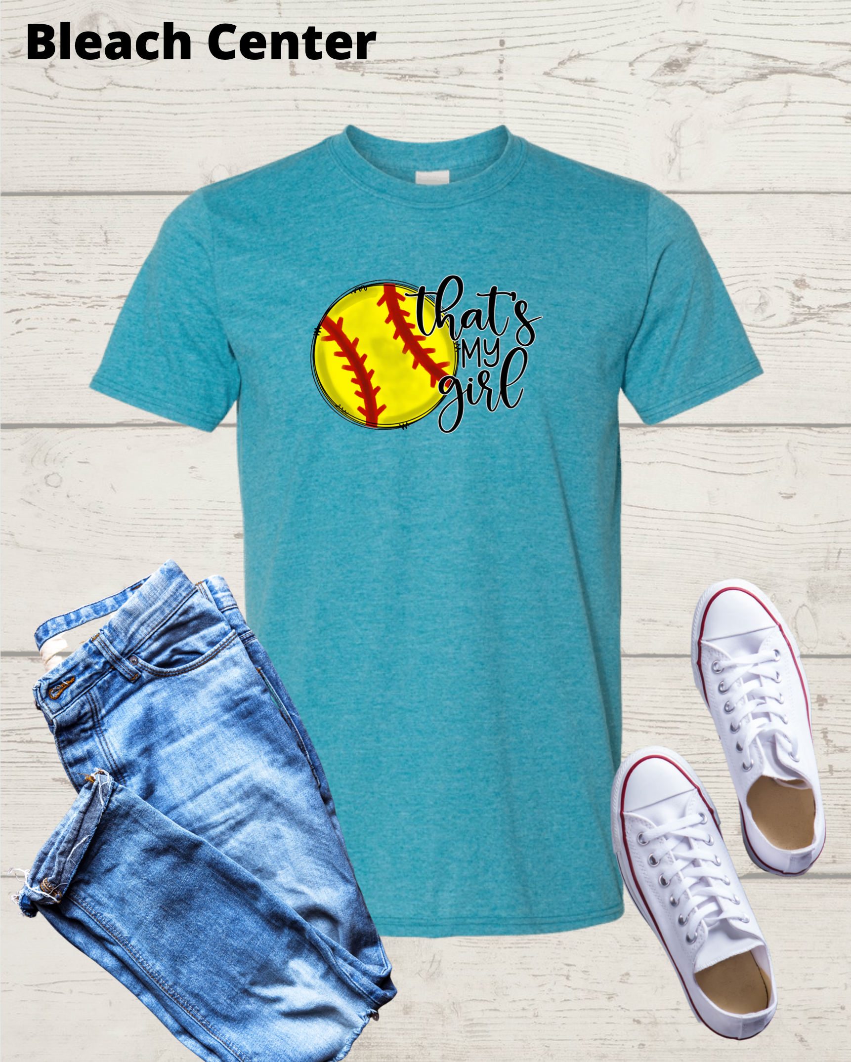 Adult Bleached Center Short Sleeve Shirts- Sports Shirts