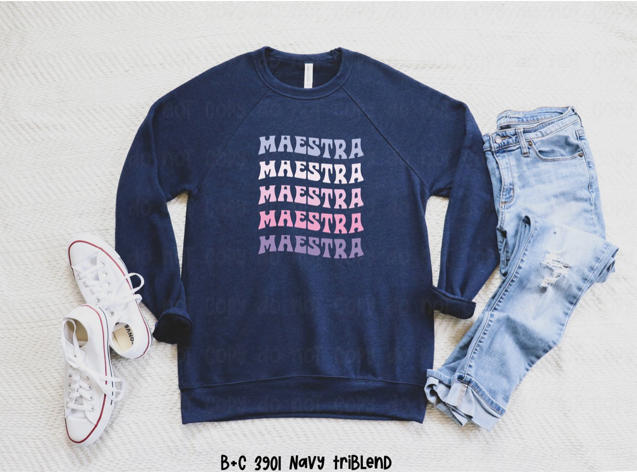 Maestra Groovy Screen Transfer (PRE-SALE)